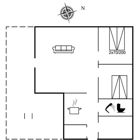 Gyrial - 2km From The Sea By Interhome 度假居 *